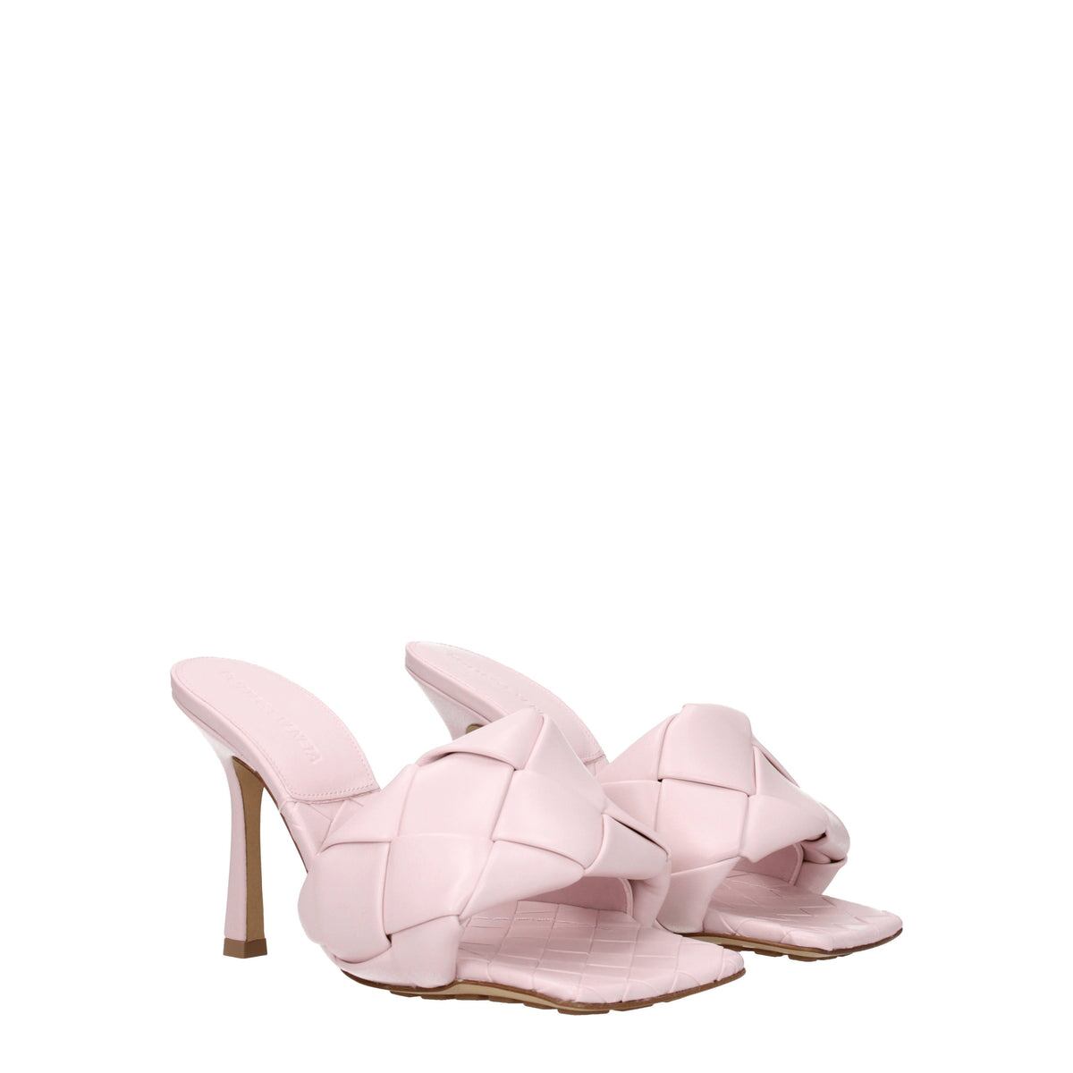 BOTTEGA VENETA ボッテガヴェネタ レディース サンダル レザー ピンク