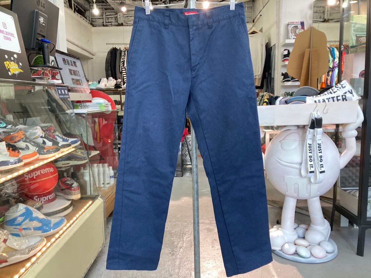 Supreme WORK PANT NAVY 32 | BRAND BUYERS OSAKA