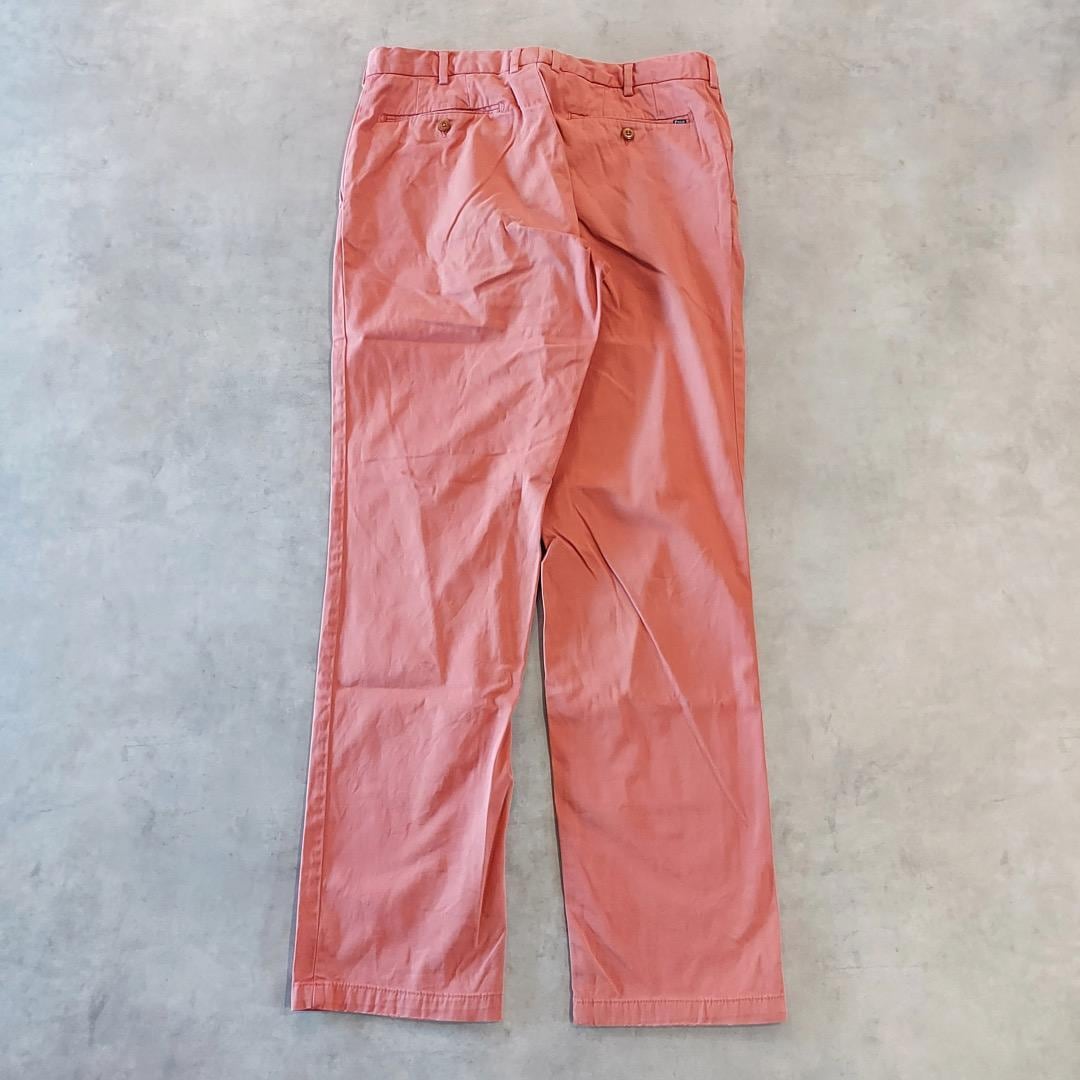 ポロバイ ラルフローレン W34 ポロチノ チノパン 古着 ピンク 14953