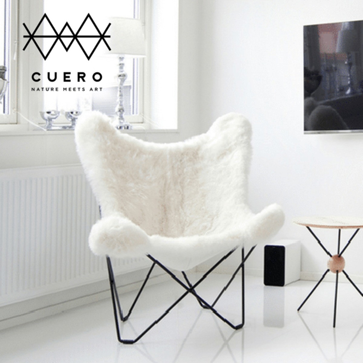 BKF Chair バタフライチェア ICELANDシープスキン［ cuero ］ | REAL 