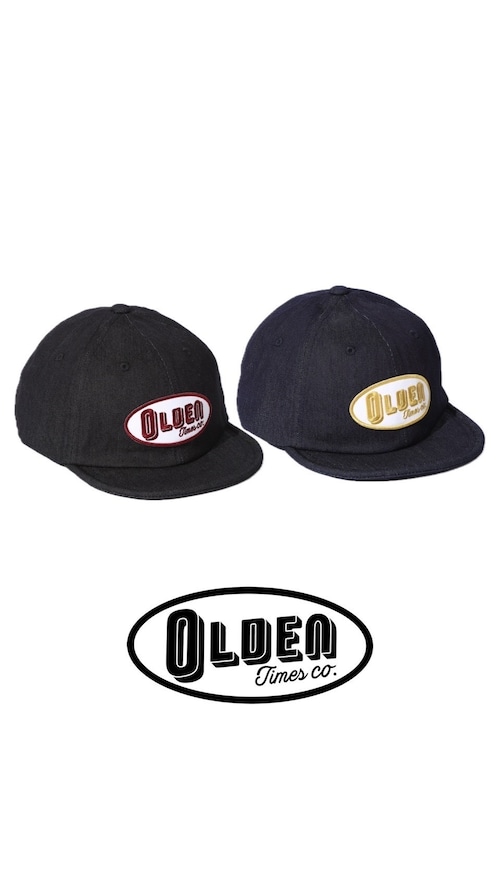 【新作/2色展開】LOGO WAPPEN DENIM UMPIRE CAP