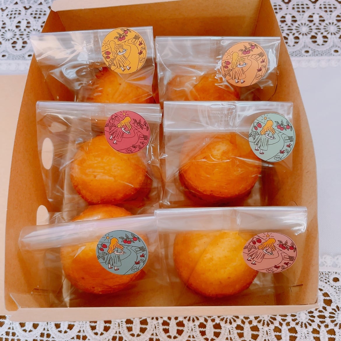 ヴィクトリアケーキ 個包装 6個 セット | 焼き菓子店 ゆきさき