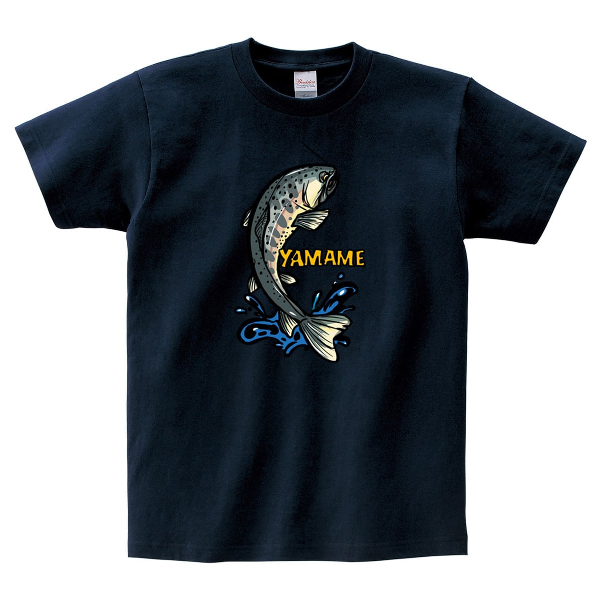 ヤマメ 山女魚 Tシャツ  rf15 渓流釣り ルアー釣り フィッシング 釣り好き 釣り人 誕生日 父の日 敬老の日 ギフト プレゼント