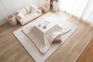 【長方形:170cm×190cm】Chubby リバーシブルファーこたつ布団