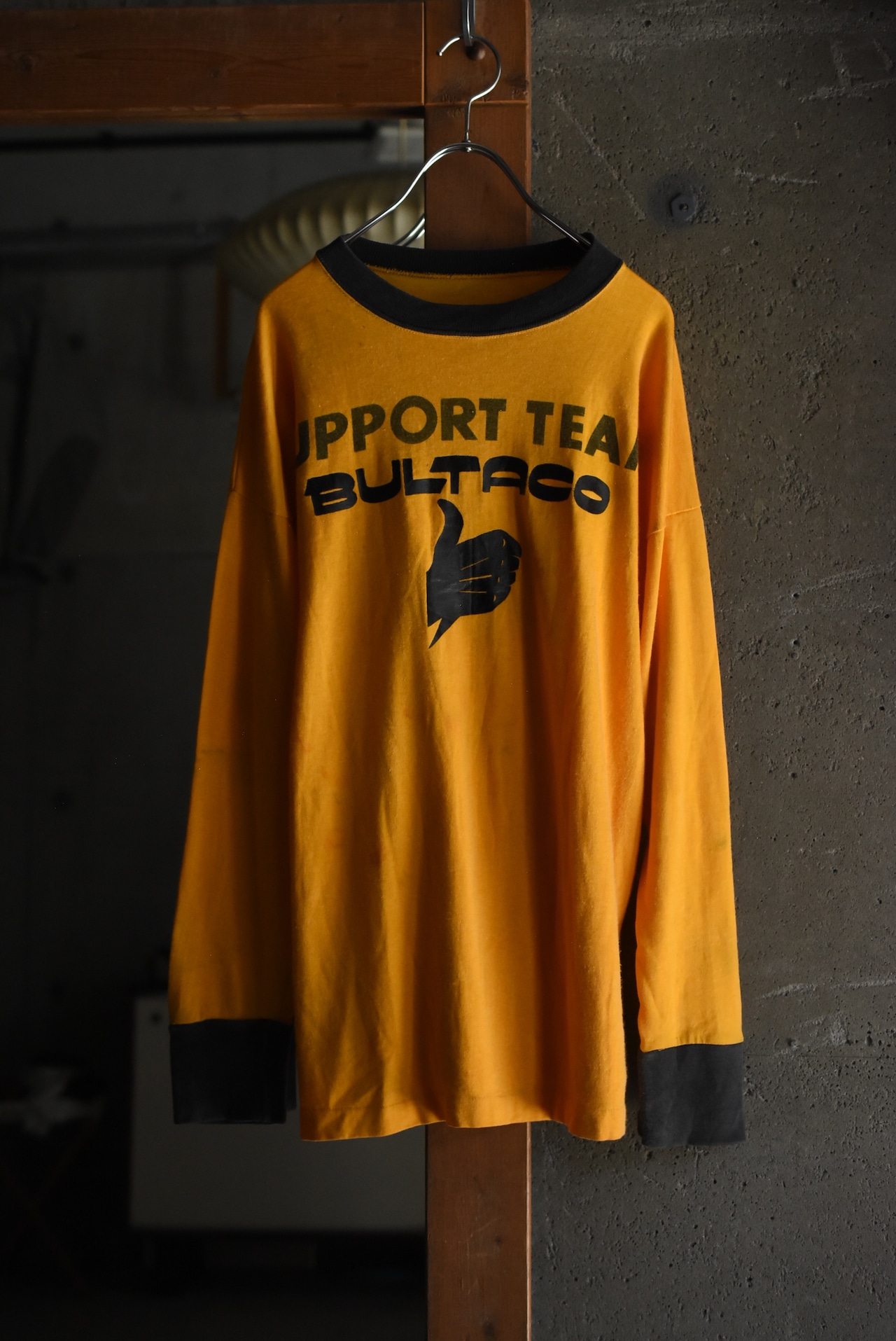 OK/60's "BULTACO" vintage rayon tee shirt