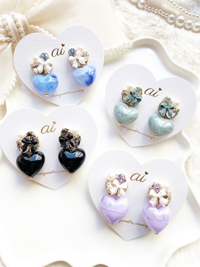 ribbon pukkuri heart /cool