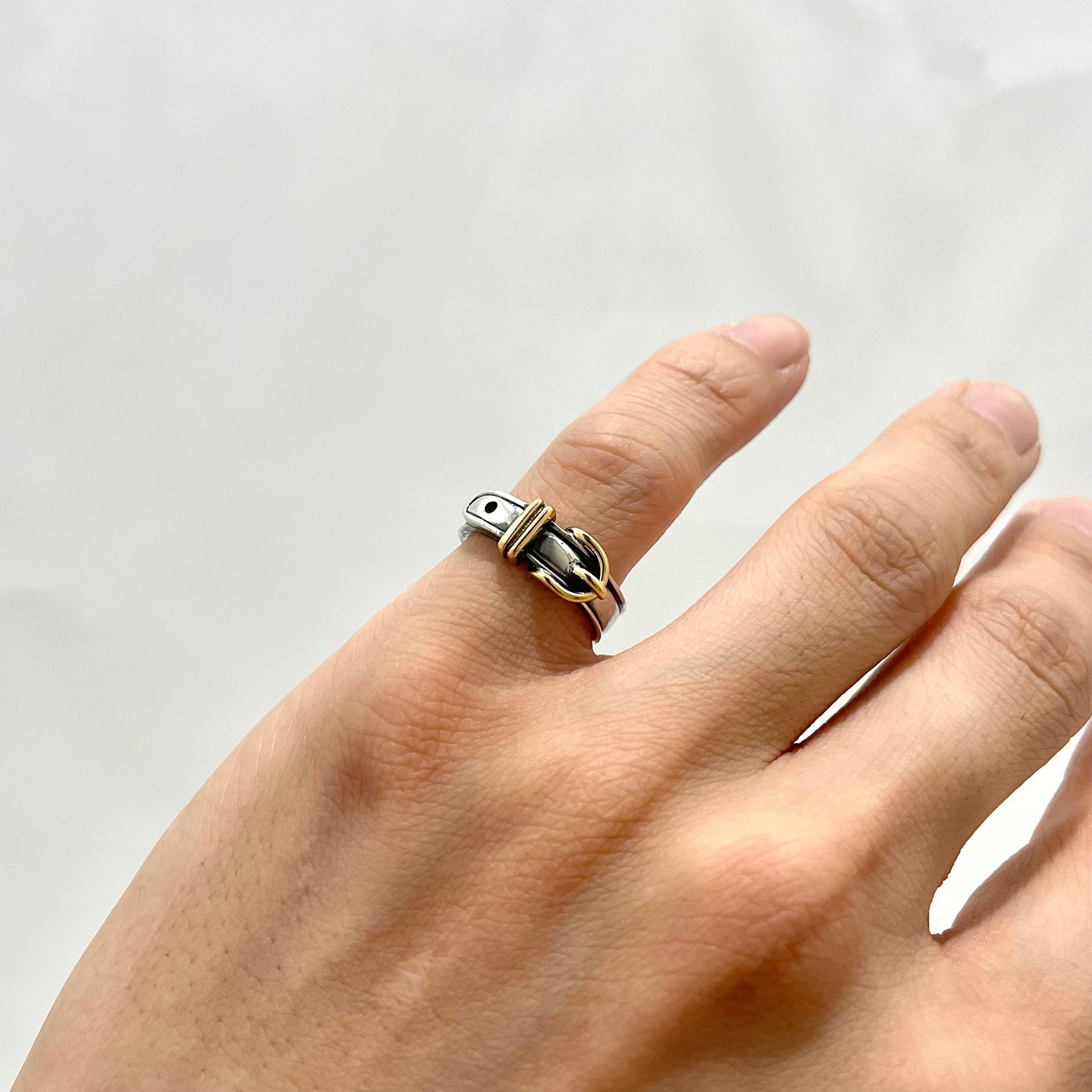 HERMES エルメスサンチュールリング51 指輪シルバー925 11号