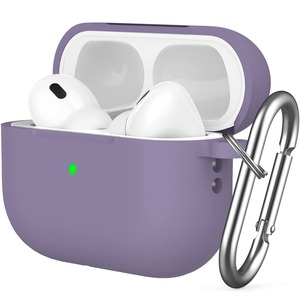 【新着特価】NIUTRENDZ Airpods Pro2 ケース シリカゲル保護カバー LED可視 全面保護 落下防止 キズ防止 耐衝撃 防塵 Airpods Pro 第2世代（2022）用 (キーホルダー付き ダクプル)