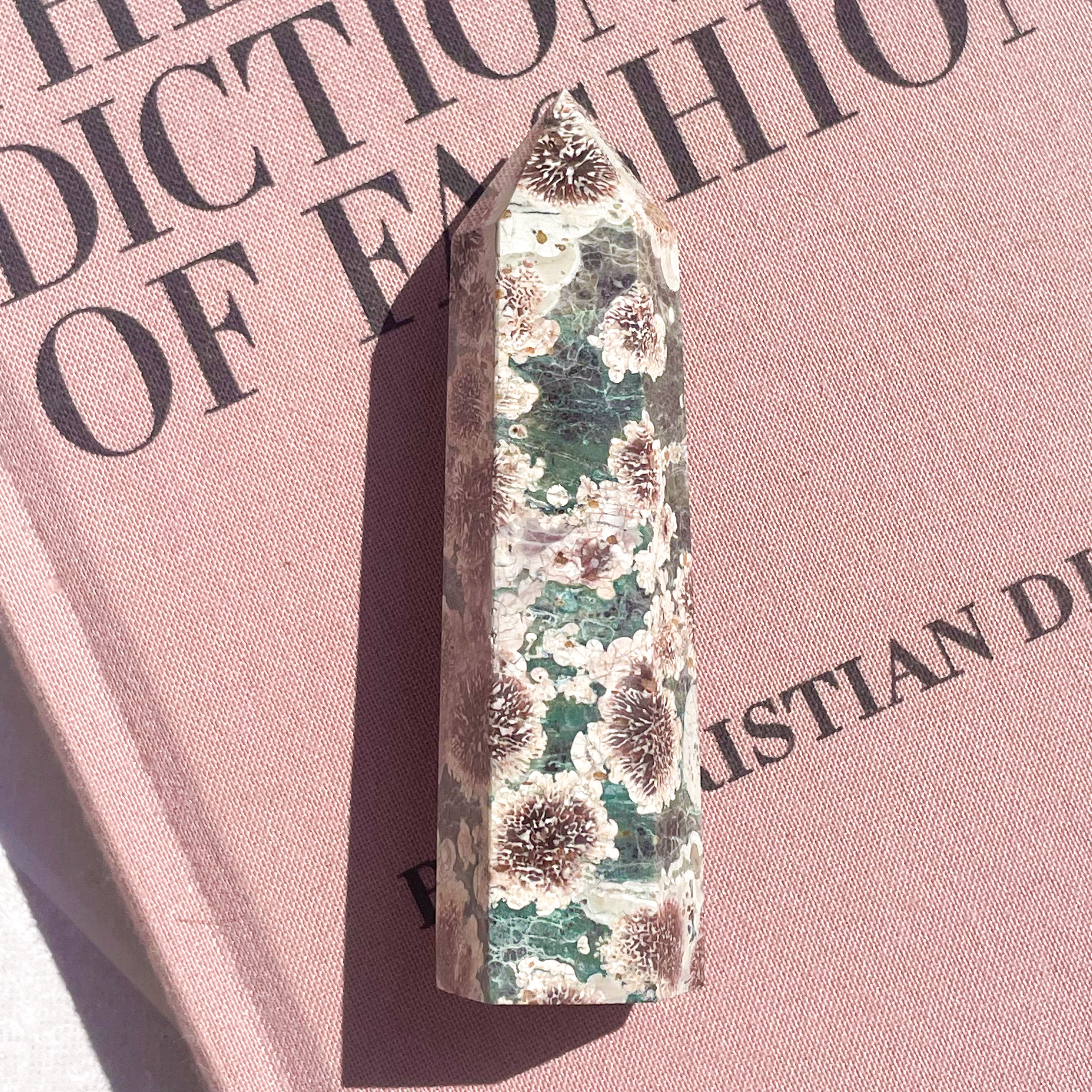 Green Flower Jasper Point 30 ✧ グリーンフラワージャスパー