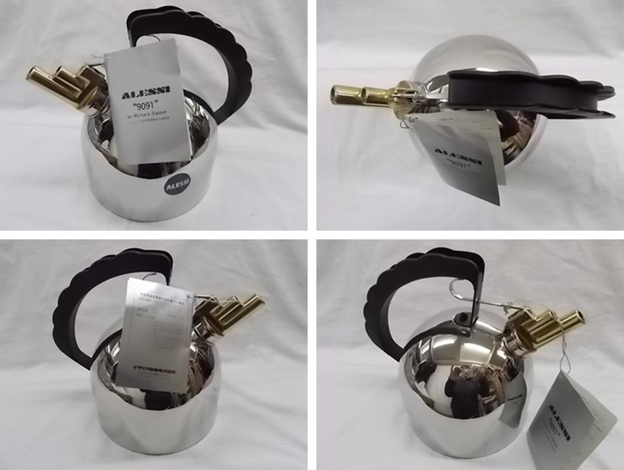 アレッシィ 9091 ホイッスル ケトル 新品 イタリア製 IH対応 ALESSI 