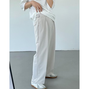 belted high-waist wide-leg pants mr04980