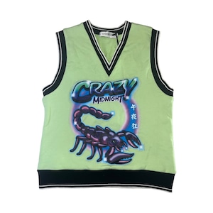 【GROUND ZERO】SCORPIO BRUSH PRINT VEST