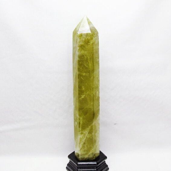 1.5Kg シトリン 六角柱 シトリンクォーツ ポイント 台座付属 一点物 152-4164