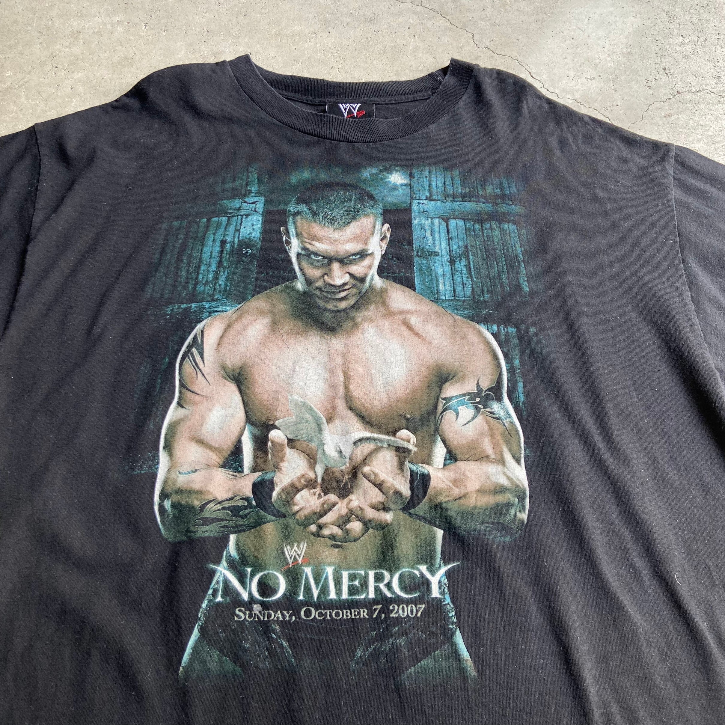 00年代 プロレス WWE ”NO MERCY” アメリカ テレビ番組 2007 プリントT 