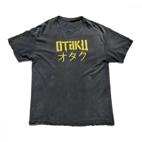Otaku Vintage T-Shirt [OTaKU] [Late 1990s~Y2K] Fade Black Large