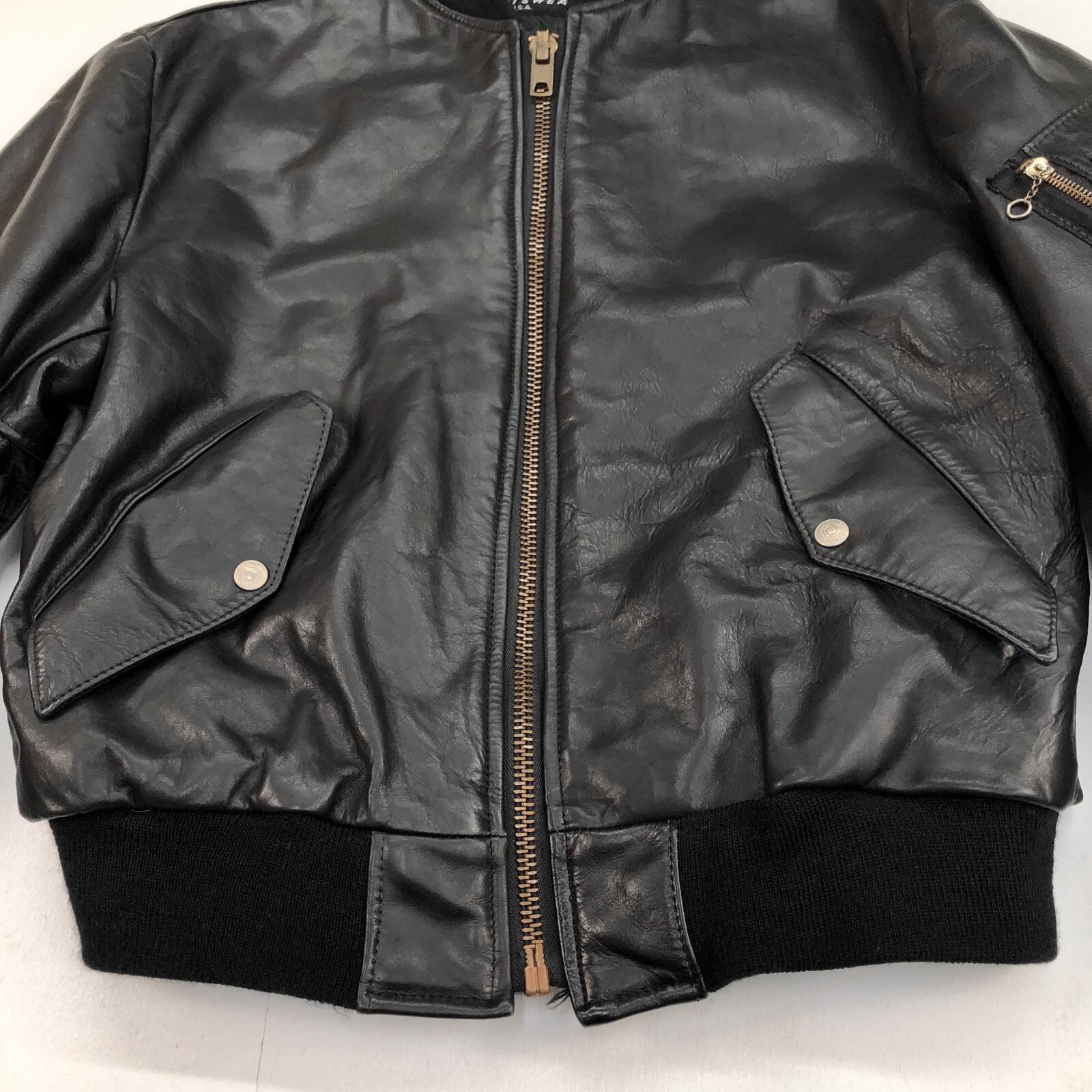 SCHOTT Schott N.Y.C ショット 90年代 USA製 MA-1 タイプ レザー