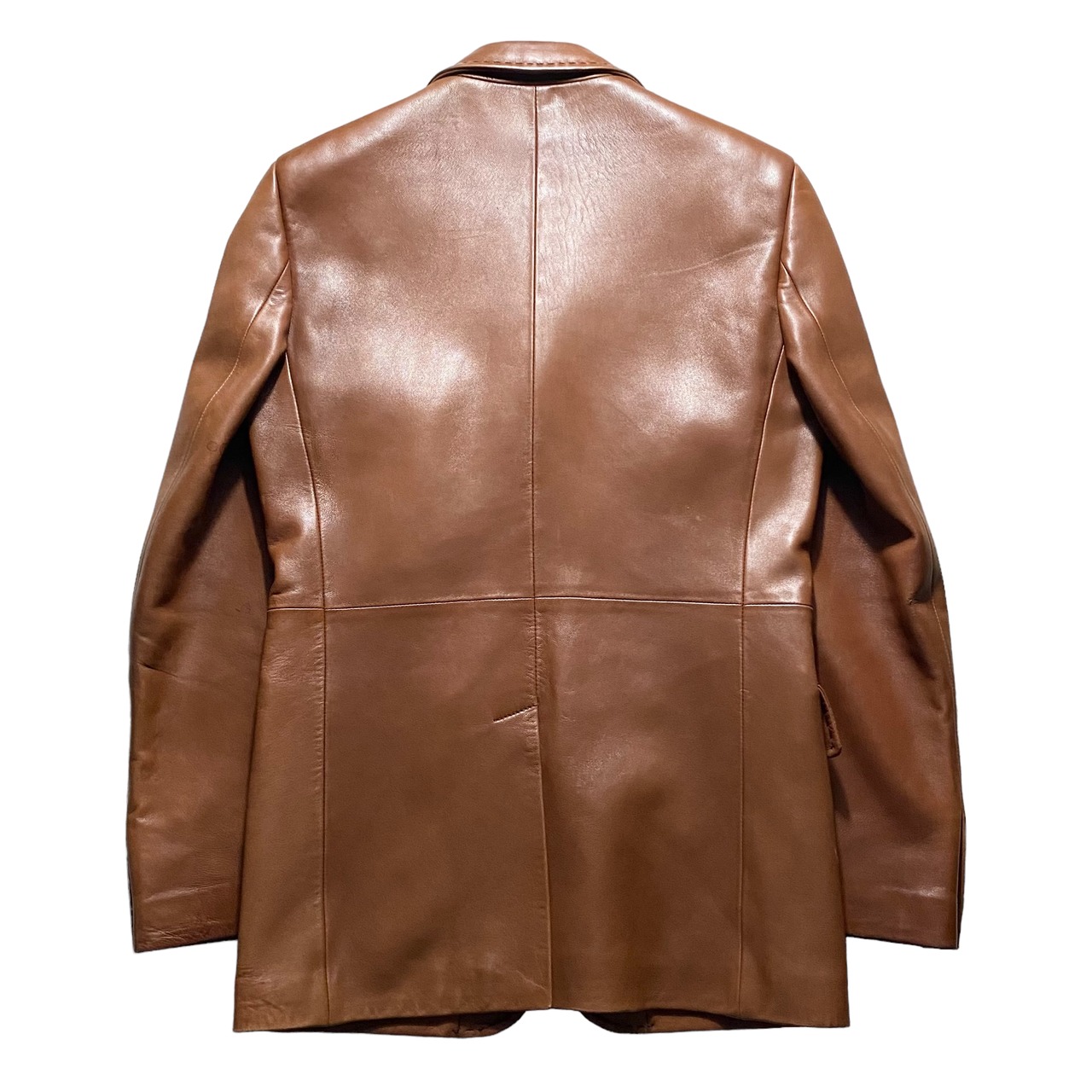 archive DOLCE&GABBANA leather tailored jacket