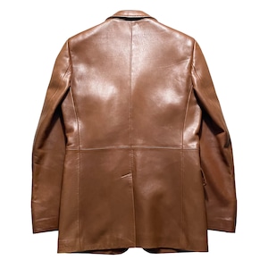 archive DOLCE&GABBANA leather tailored jacket