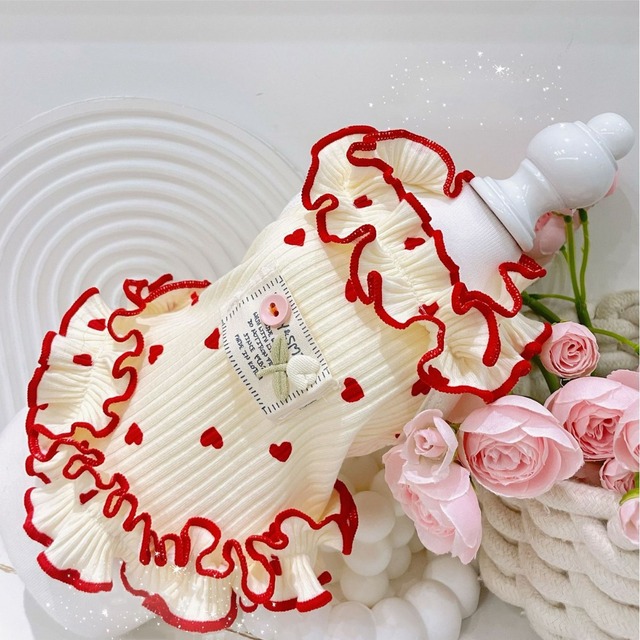 ハートフリルトップス