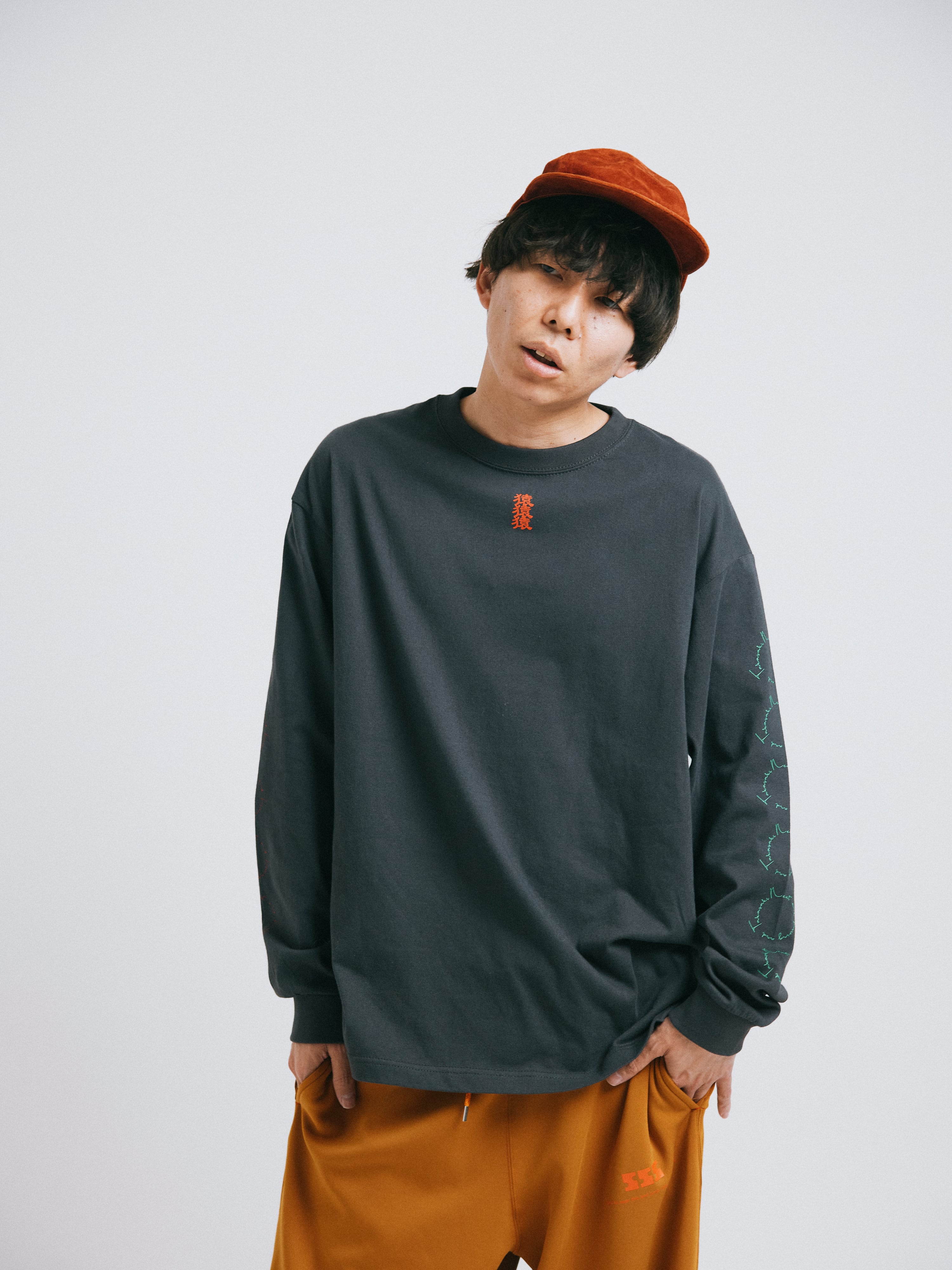 ニートと居候とたかさき　三猿ロンT ヴィンテージブラック 三猿ロンT ヴィンテージブラック(TAX IN) | GOODS