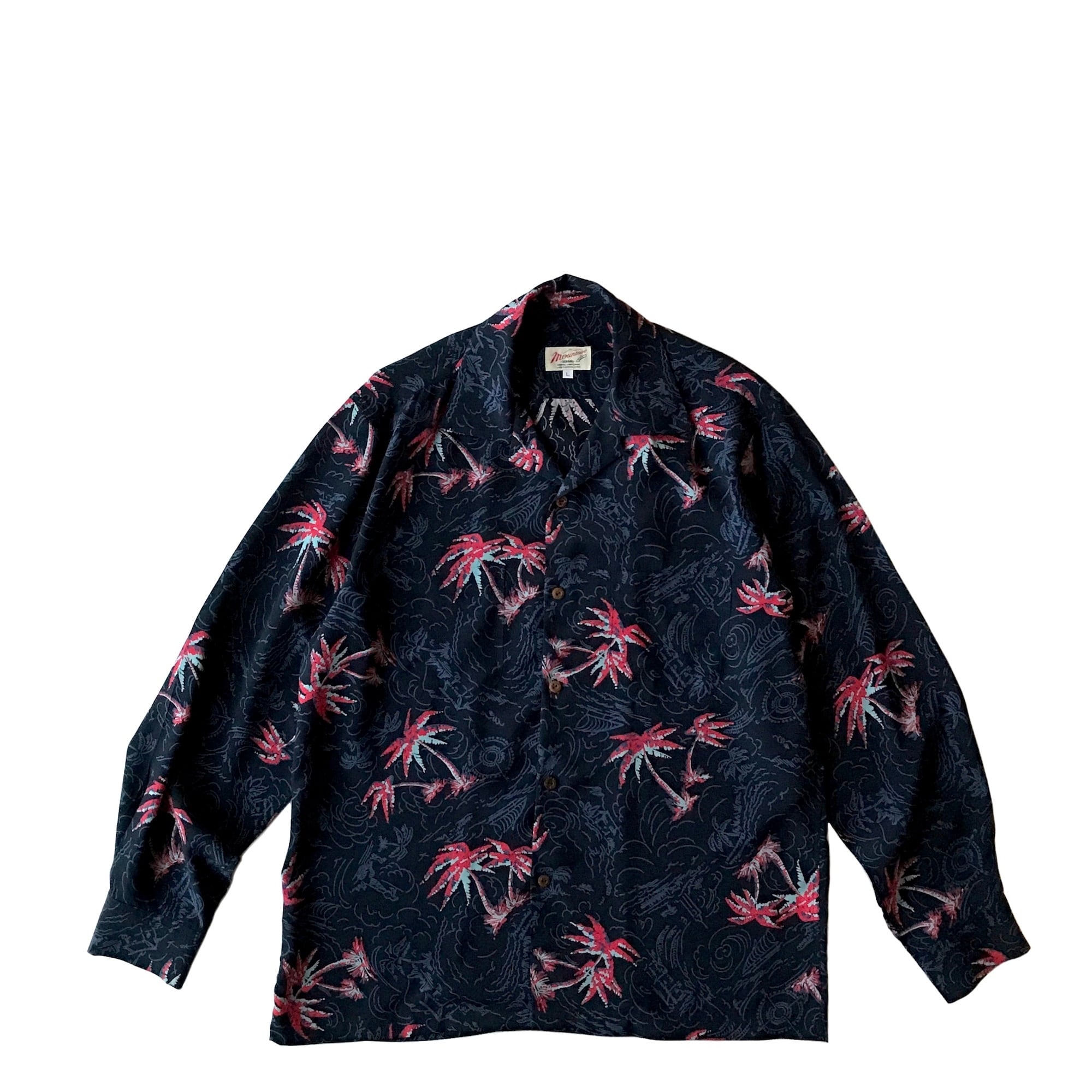Aloha Long OP / オープン長袖アロハシャツ | mountain okinawa online