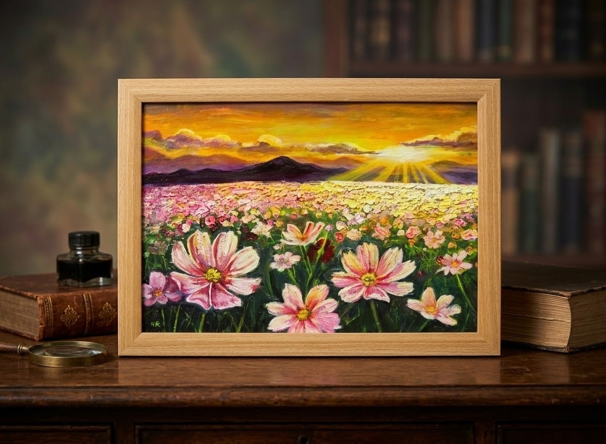 油絵 絵画 【薔薇のお茶会】 | HIROSHI1990