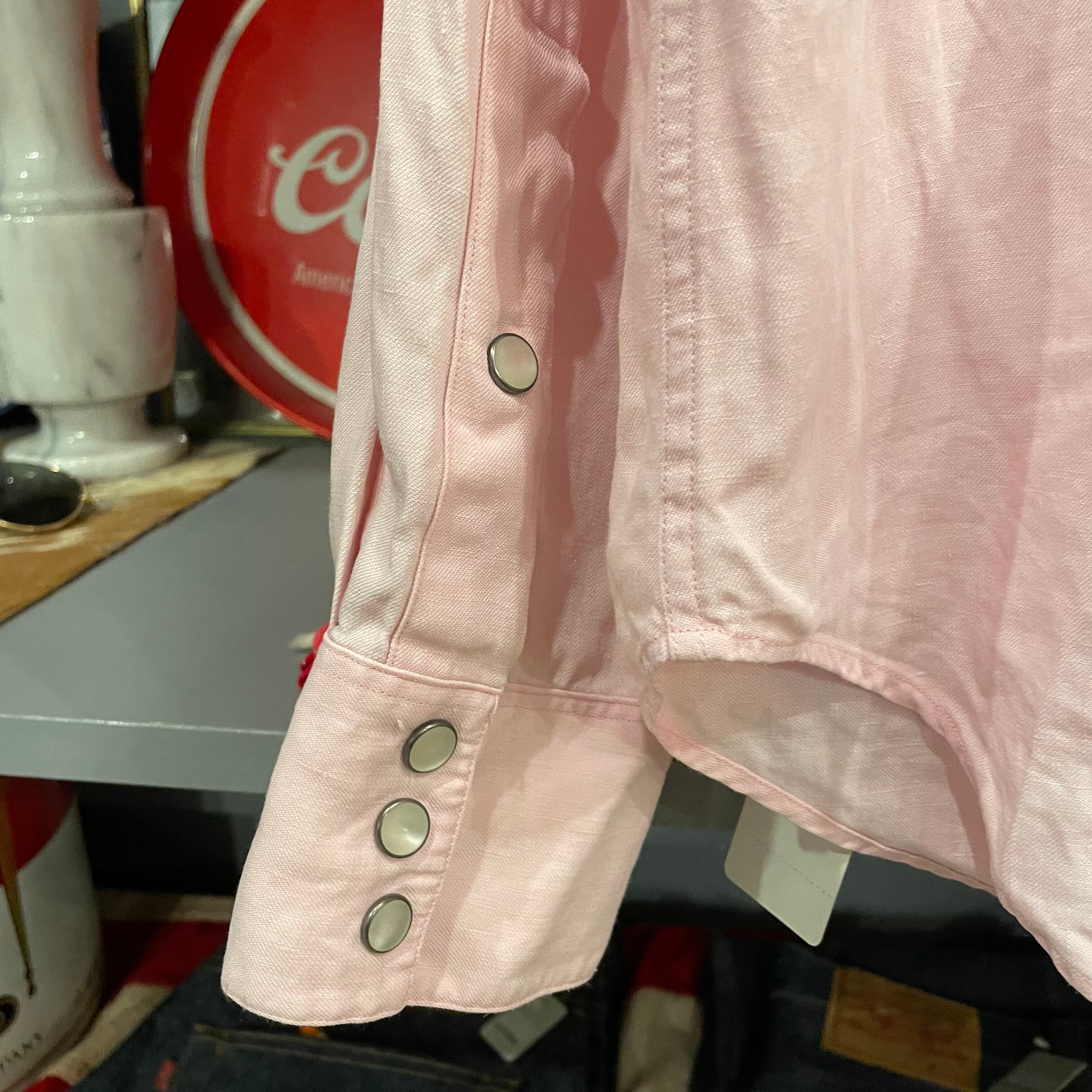 Ralph Lauren western shirt ポロ　リネン リネン ポップオーバー シャツ WMPOSHTNDO20769