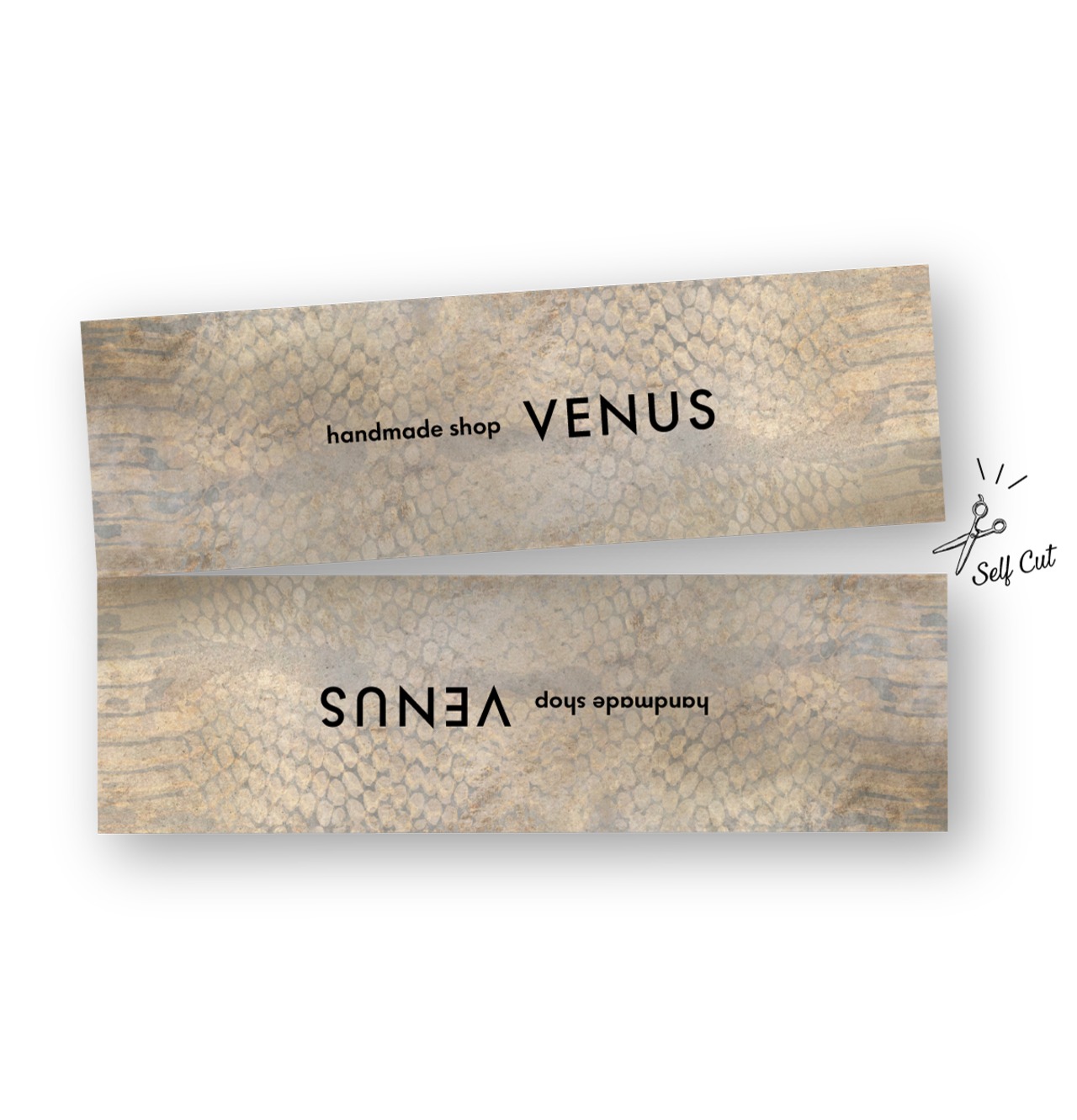 パイソン×ニュアンス ｜ アクセサリー台紙 ｜ cd_00439