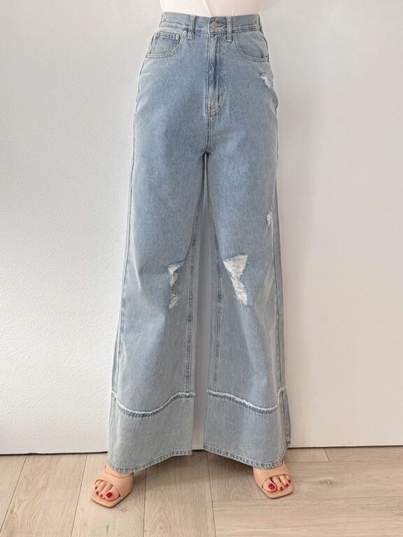 完売品♡新品未使用 lig. リグドット 大人気ワイドデニム M 新品未使用  