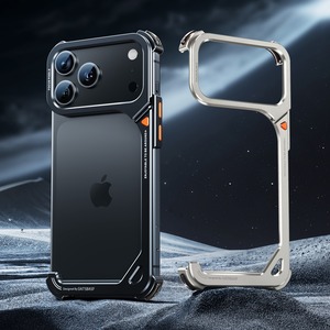 ◆iPhone17 Pro Max◆ 9-Shaped Aluminum Phone Case / 9-シェイプ アルミニウム スマホケース