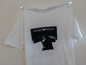 EMPORIO ARMANI "The image is you." Print Tee