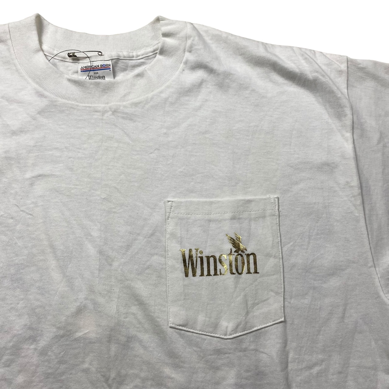 vintage 1990’s back print tee “WINSTON”