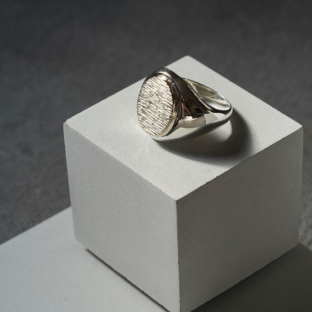 Signet Ring < 10K × silver >
