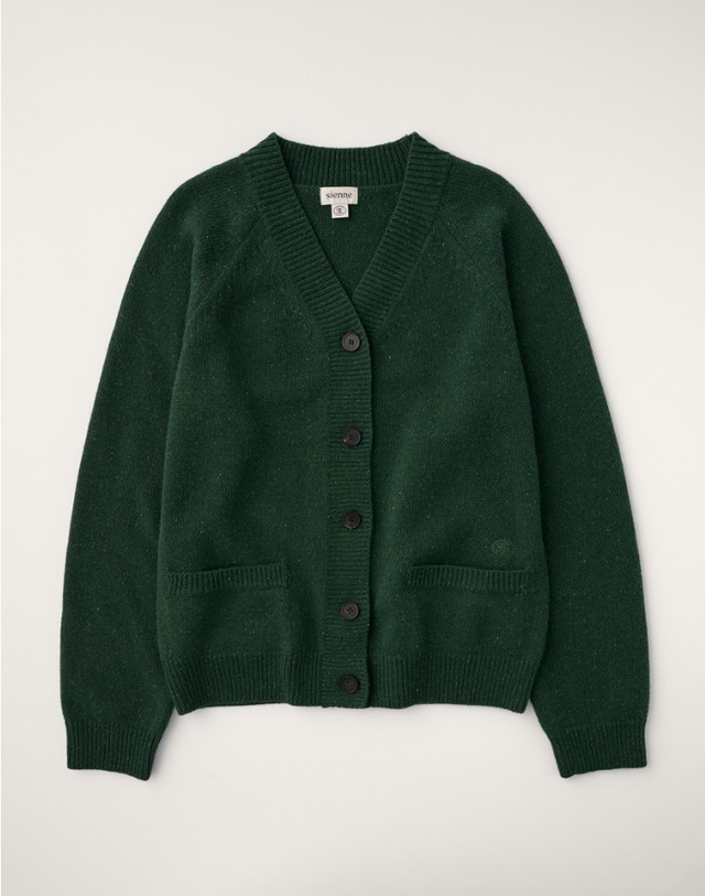 [sienne] Bruno Nep Wool Cardigan_Green 正規品 韓国ブランド 韓国通販 韓国代行 韓国ファッションブランド シエンヌ