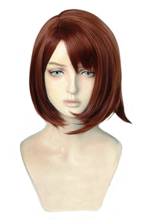コスプレ耐熱ウィッグ ライトブラウン ミディアム キャラクターウィッグ ★ポケモン剣盾/ユウリ 女主人公 等 ★受注品★