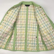 Brooks Brothers ブルックスブラザーズ 裏チェック 中綿 キルティング ジャケット 2/ミントグリーン レディース