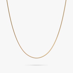 thin snake necklace (gold)　#n53