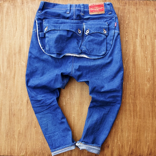 G55 Sarouel Flap Denim Pants