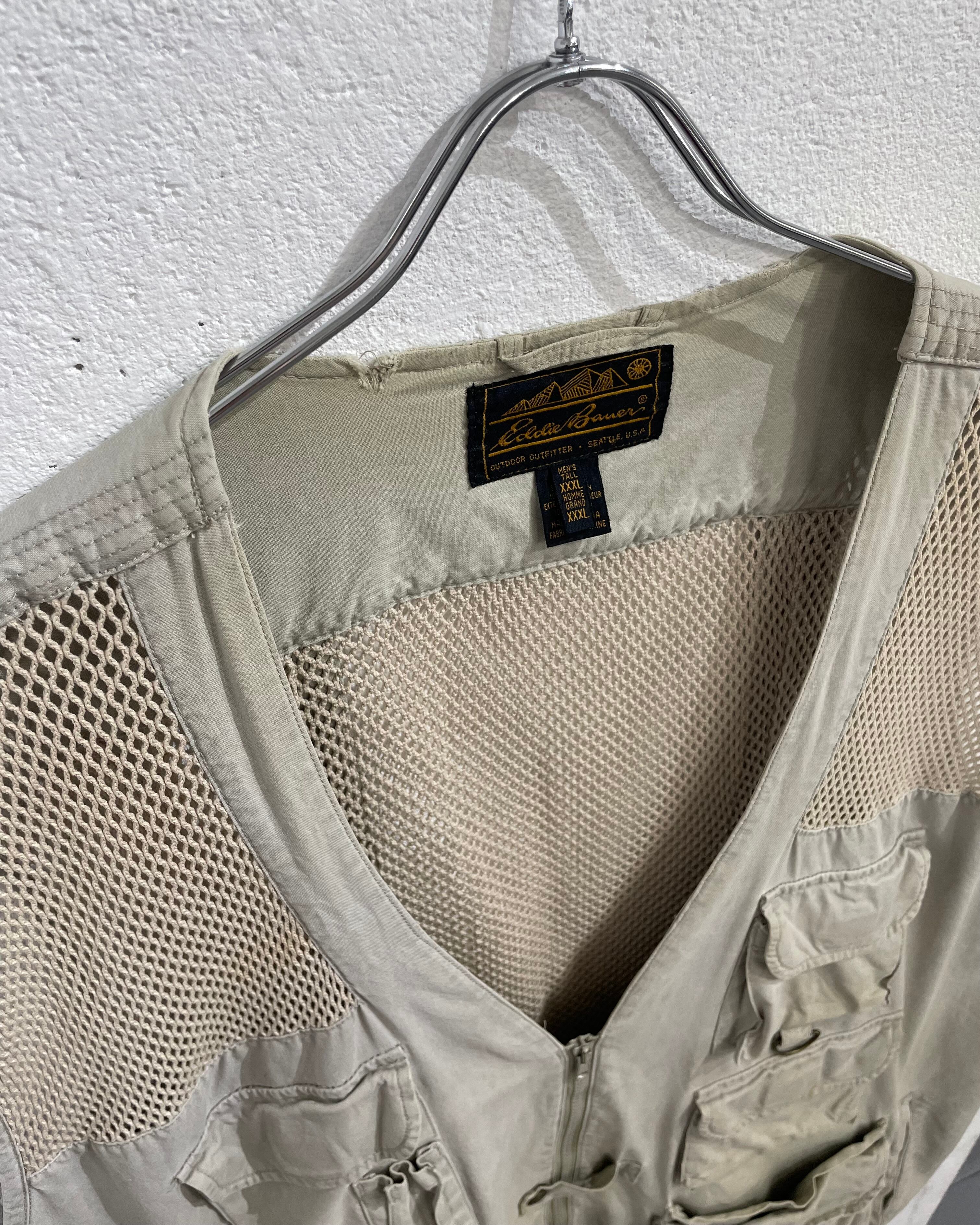 80s~ Eddie Bauer "XXXL" Big-Size Safari Vest