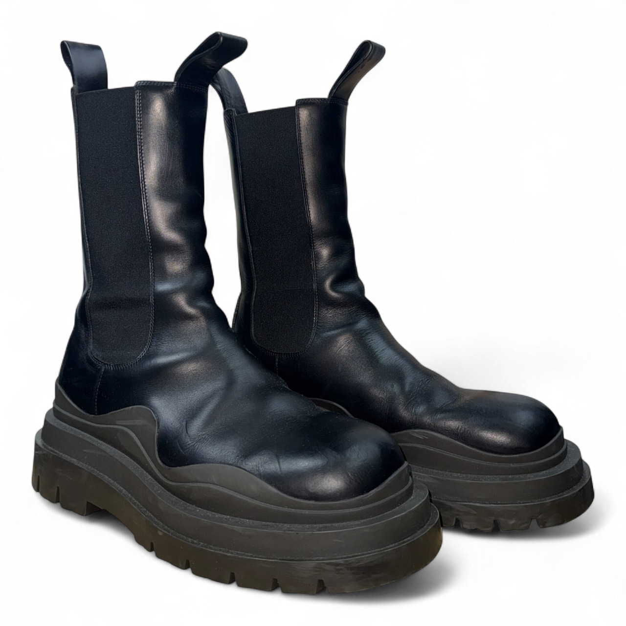 【BOTTEGA VENETA】ボッテガヴェネタ サイドゴア タイヤ チェルシーブーツ サイズ41