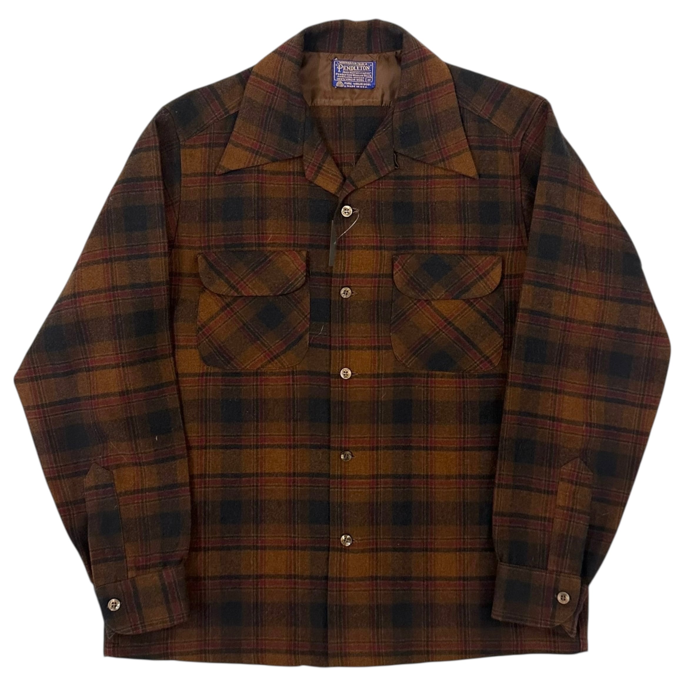 70s PENDLETON Board Shirt Brown | BerBerJin Yuhodo
