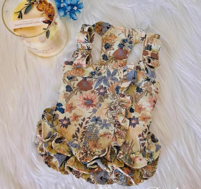 《予約》№3102229 オータムフラワーワンピ