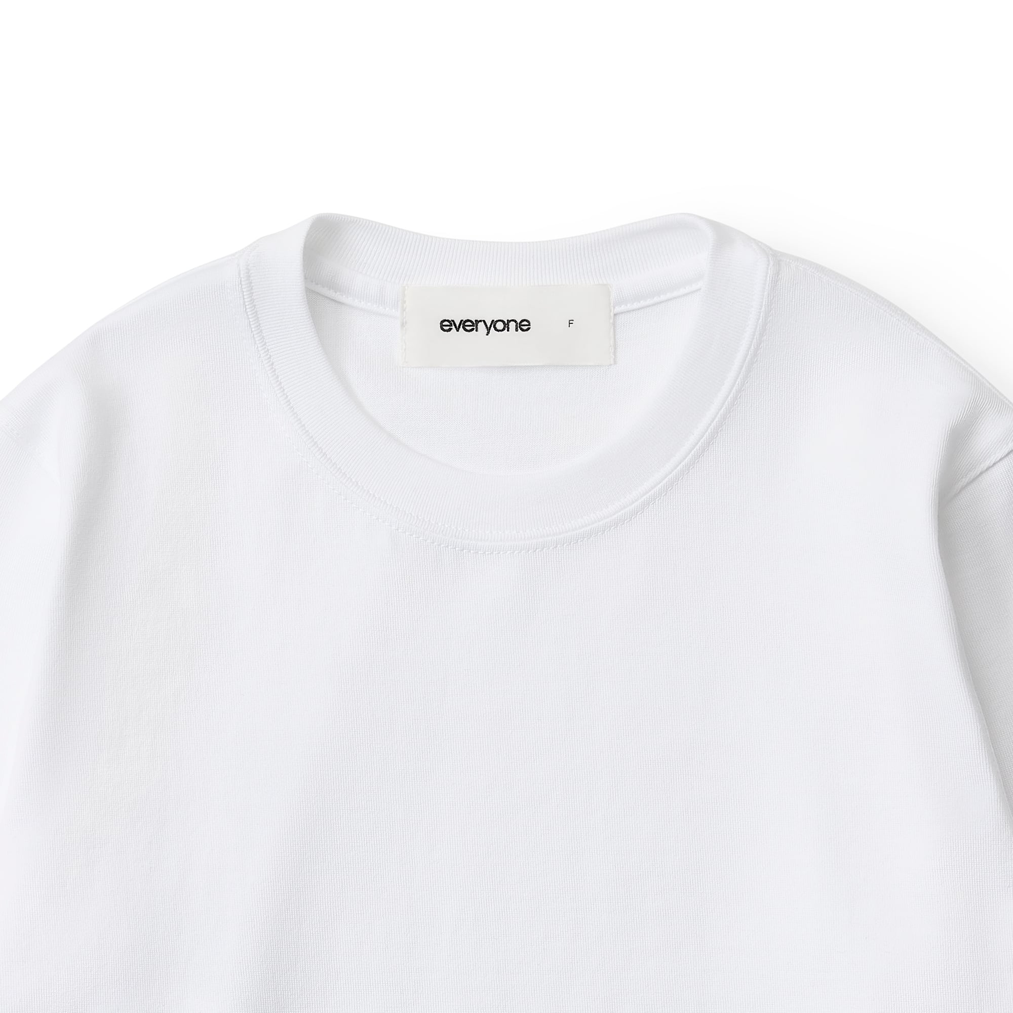 トップス everyone rich cotton long sleeve tee everyone rich cotton long sleeve tee shirt (WHITE) | everyone