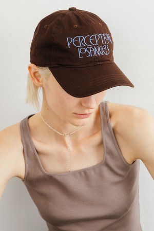 CREDONA  [THE C] MESSAGE CAP メッセージキャップ　Brown