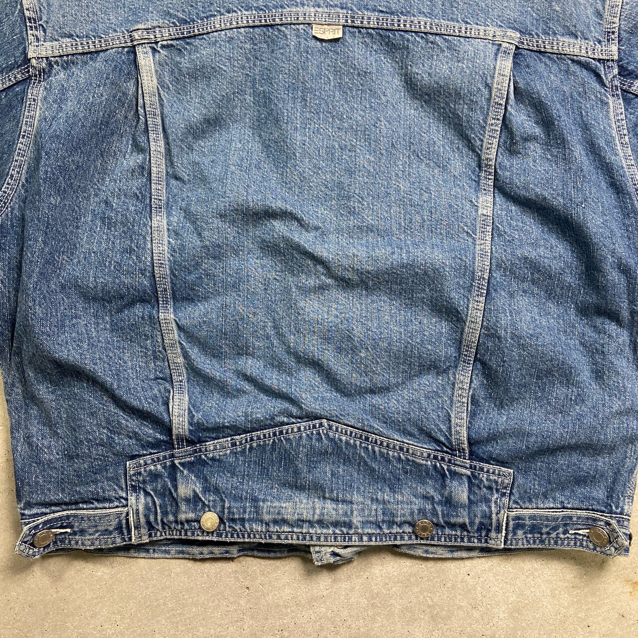 90年代 ESPRIT JEANS デニムジャケット 短丈 コーデュロイ襟 