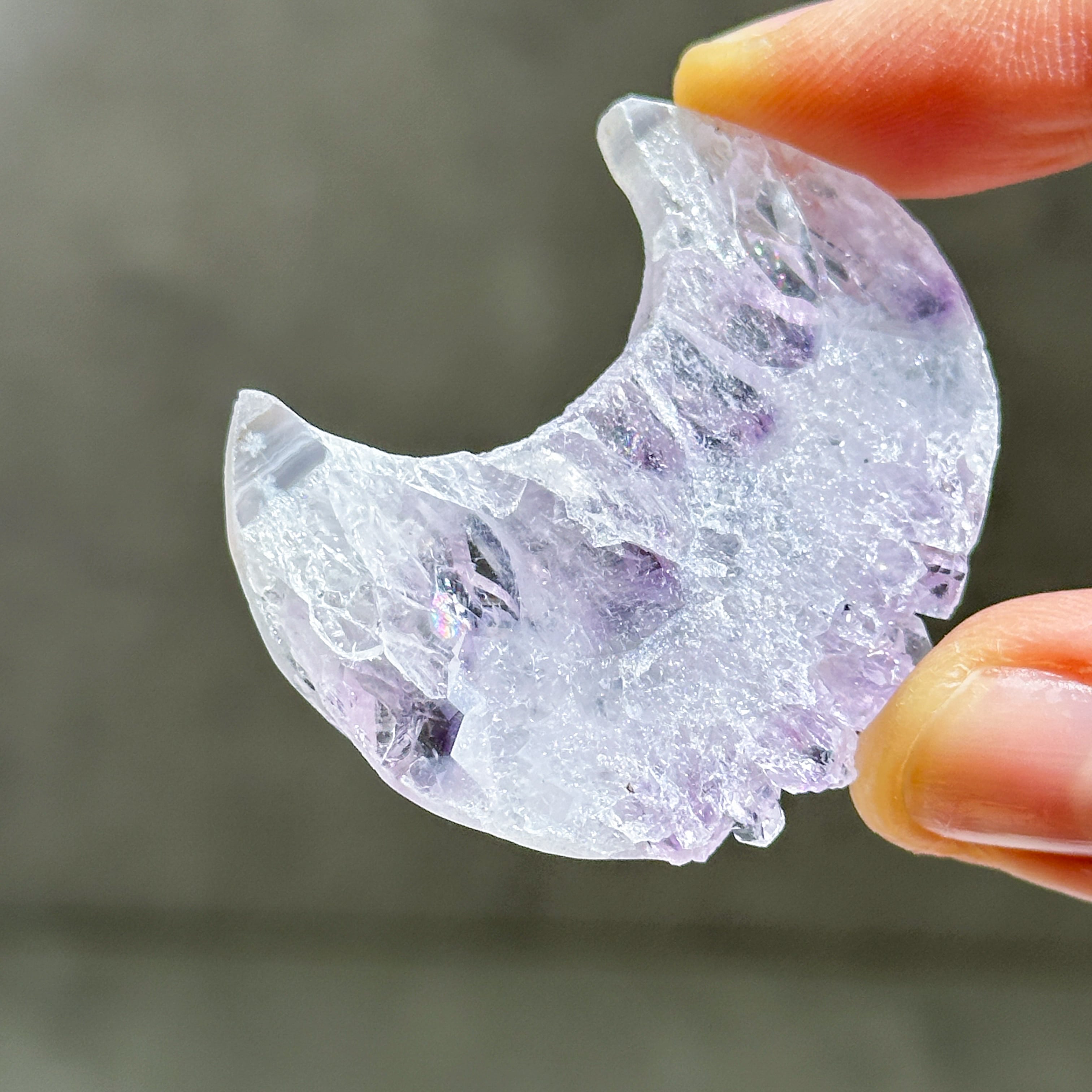 アゲート×アメジスト 月53◇ Agate × Amethyst ◇天然石・鉱物