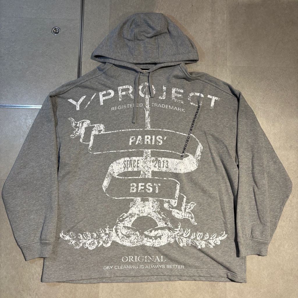 Y/Project ワイプロジェクト 24AW Paris Best Penched Logo Hoodie