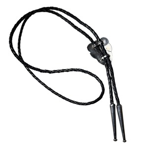 vintage Hopi Lewis Lomay silver bolo tie