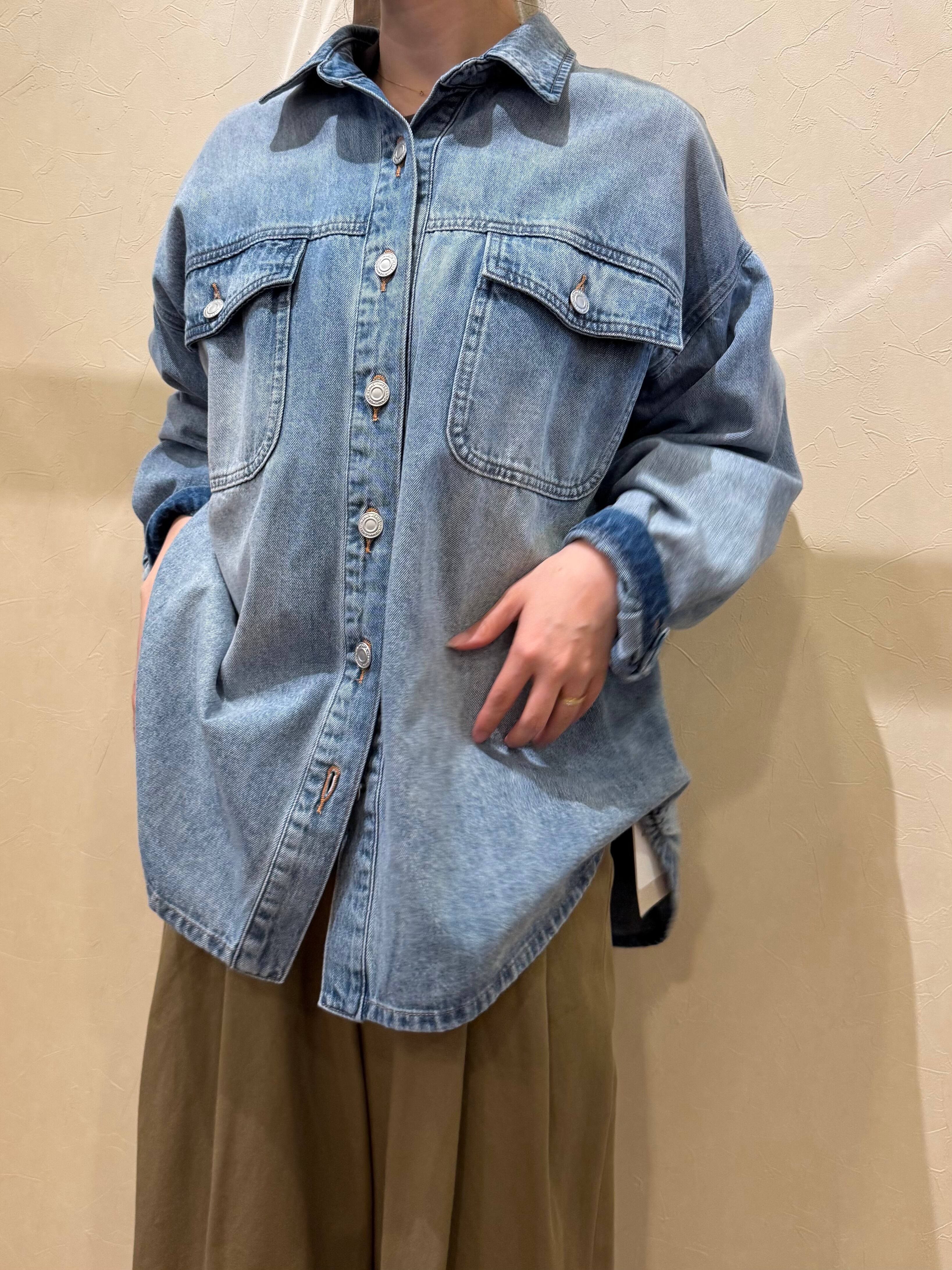 2026SS cafune デニムシャツジャケット 615933 | moupeeladies