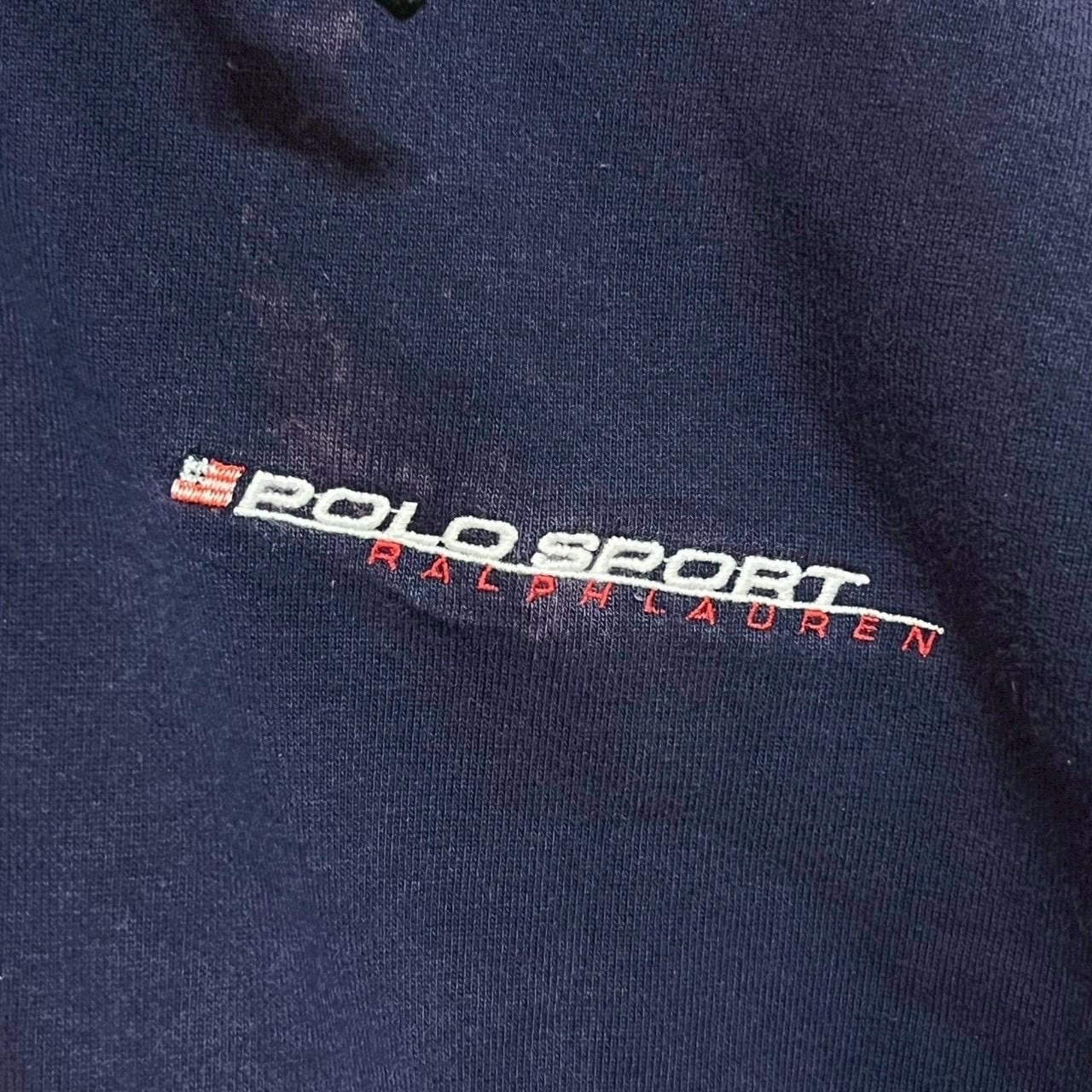 POLO SPORT ポロスポーツ ジップパーカー M 刺繍ロゴ ワンポイントロゴ